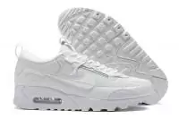 achetez sneakers nike air max 90 futura triple white dm9922-101